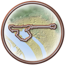 National Mall Loop medallion